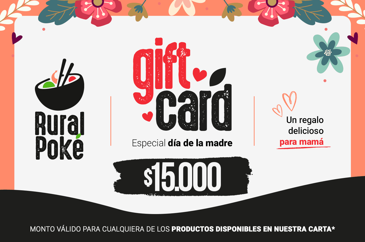 Diseño de Giftcard corporativa para Ruralpoke