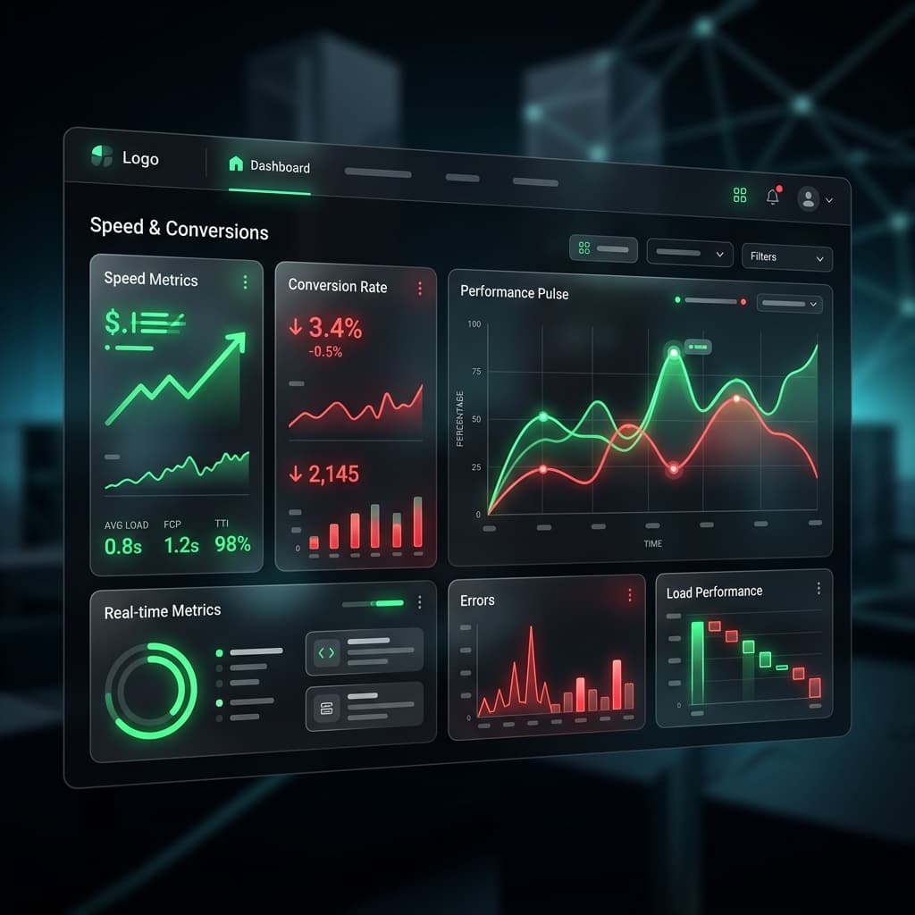 Dashboard de rendimiento web